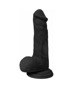 Curve Toys Rooster Xavier 6.75 In. Dildo With Balls & Suction Cup Midnight
