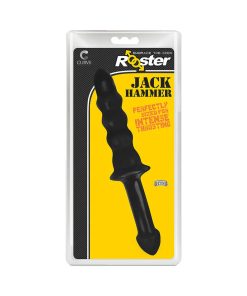 Curve Toys Rooster Nigel 7.75 In. Dildo With Balls & Suction Cup Midnight