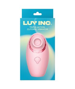Luv Inc TV11 Clitoral Stimulator – Triple-Action Rechargeable Vibrator
