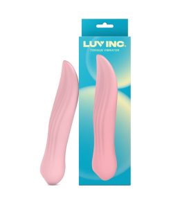 Luv Inc Tv23 Tongue Vibrator Rechargeable Silicone Pink