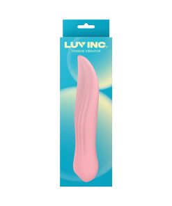 Luv Inc Tv23 Tongue Vibrator Rechargeable Silicone Pink