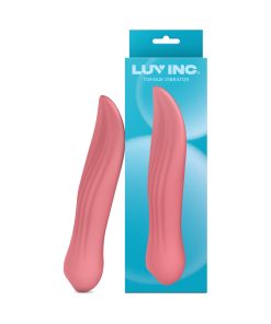 Luv Inc Tv23 Tongue Vibrator Rechargeable Silicone Coral