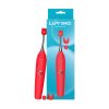Luv Inc Op10 Orgasm Pen Rechargeable Pinpoint Vibrator With 3 Attachments Red