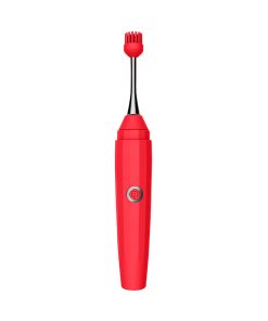 Luv Inc Op10 Orgasm Pen Rechargeable Pinpoint Vibrator With 3 Attachments Red