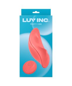 Luv Inc Pv72 Panty Vibe Rechargeable Remote-Controlled Silicone Wearable Vibrator Coral