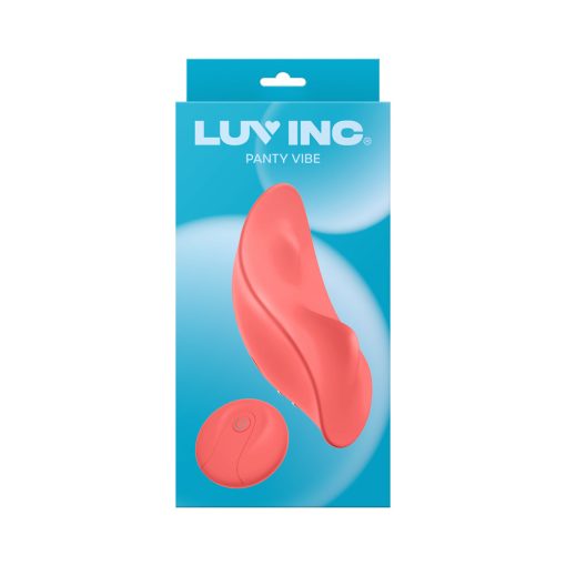 Luv Inc Pv72 Panty Vibe Rechargeable Remote-Controlled Silicone Wearable Vibrator Coral - Image 7