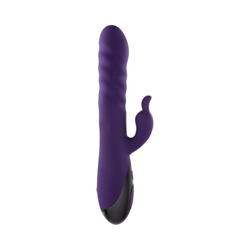 Evolved Rascally Rabbit – Thrusting & Swirling Dual Vibrator, Purple - Image 2