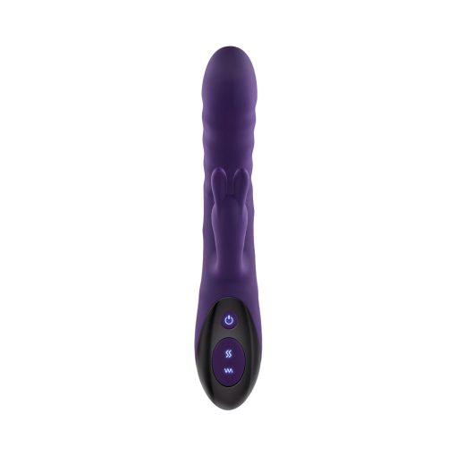 Evolved Rascally Rabbit – Thrusting & Swirling Dual Vibrator, Purple - Image 6