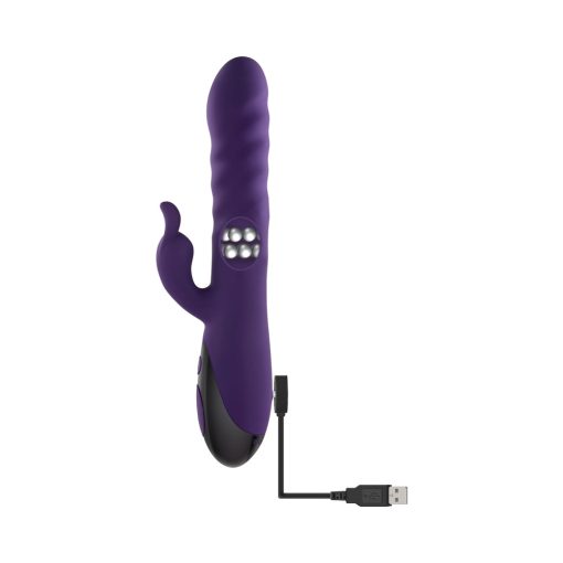 Evolved Rascally Rabbit – Thrusting & Swirling Dual Vibrator, Purple - Image 8