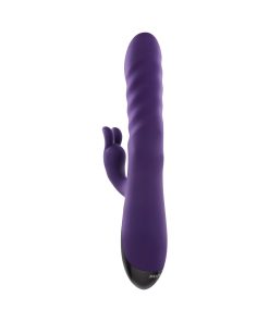 Evolved Rascally Rabbit – Thrusting & Swirling Dual Vibrator, Purple
