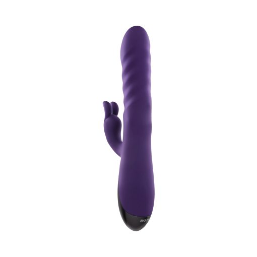 Evolved Rascally Rabbit – Thrusting & Swirling Dual Vibrator, Purple - Image 9