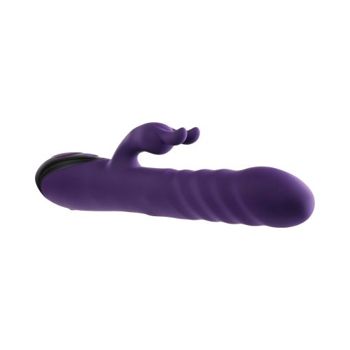 Evolved Rascally Rabbit – Thrusting & Swirling Dual Vibrator, Purple - Image 11