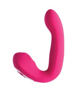 Evolved Buck Wild Rechargeable Silicone Dual Stimulator Pink