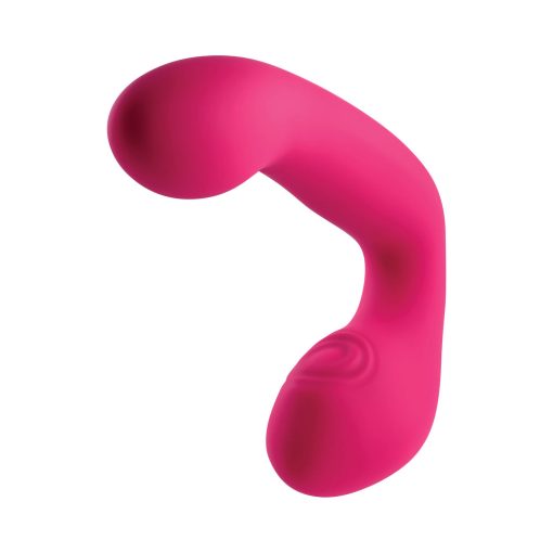 Evolved Buck Wild Rechargeable Silicone Dual Stimulator Pink - Image 6