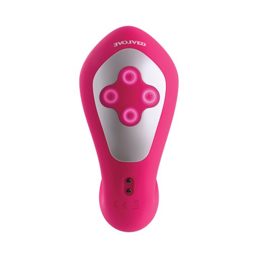 Evolved Buck Wild Rechargeable Silicone Dual Stimulator Pink - Image 8