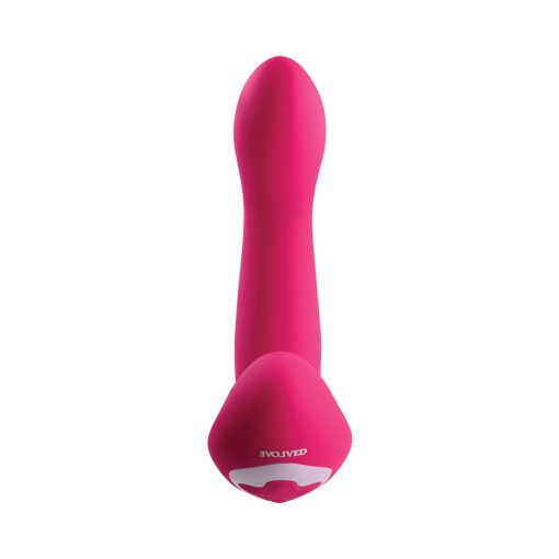 Evolved Buck Wild Rechargeable Silicone Dual Stimulator Pink - Image 9