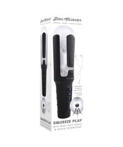 Zero Tolerance Squeeze Play Squeezable Vibrating Suction Stroker With Riley Reid