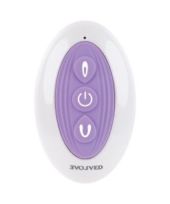 Evolved Petite Tickler Rechargeable Remote-Controlled Silicone Dual Stimulator Purple
