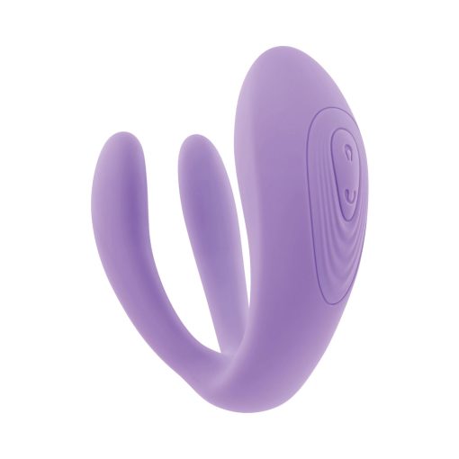 Evolved Petite Tickler Rechargeable Remote-Controlled Silicone Dual Stimulator Purple - Image 7