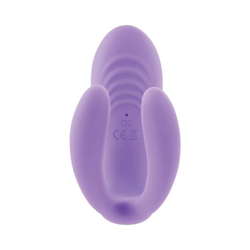 Evolved Petite Tickler Rechargeable Remote-Controlled Silicone Dual Stimulator Purple - Image 9