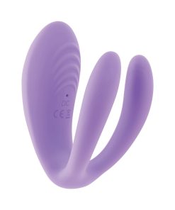 Evolved Petite Tickler Rechargeable Remote-Controlled Silicone Dual Stimulator Purple