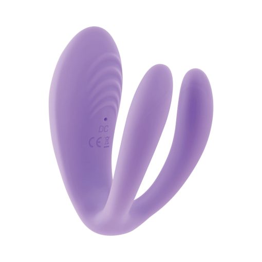 Evolved Petite Tickler Rechargeable Remote-Controlled Silicone Dual Stimulator Purple - Image 10