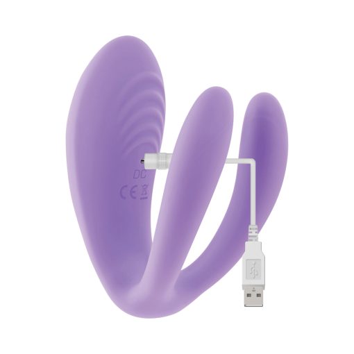 Evolved Petite Tickler Rechargeable Remote-Controlled Silicone Dual Stimulator Purple - Image 11