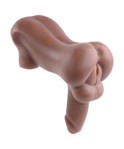 Gender X Complete Package Body Stroker With Shaft Brown 1Lb