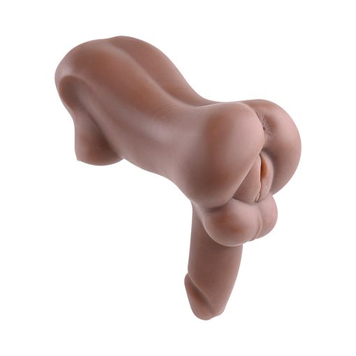 Gender X Complete Package Body Stroker With Shaft Brown 1Lb - Image 7