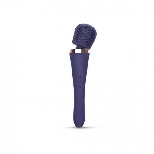 Love To Love Brush Crush Rechargeable Textured Head Wand Vibrator Midnight Indigo - Image 7