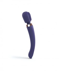 Love To Love Brush Crush Rechargeable Textured Head Wand Vibrator Midnight Indigo