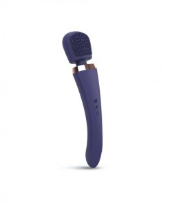 Love To Love Brush Crush Rechargeable Textured Head Wand Vibrator Midnight Indigo