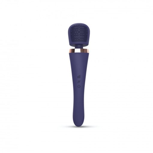 Love To Love Brush Crush Rechargeable Textured Head Wand Vibrator Midnight Indigo - Image 11