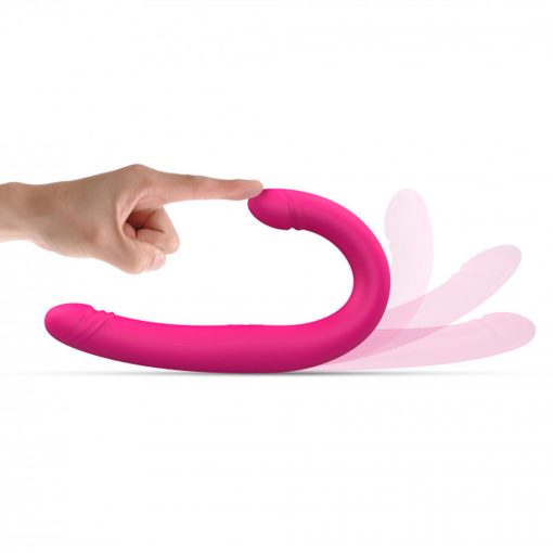 Dorcel Orgasmic Double Do Rechargeable Thrusting & Vibrating Double Dildo Pink - Image 4