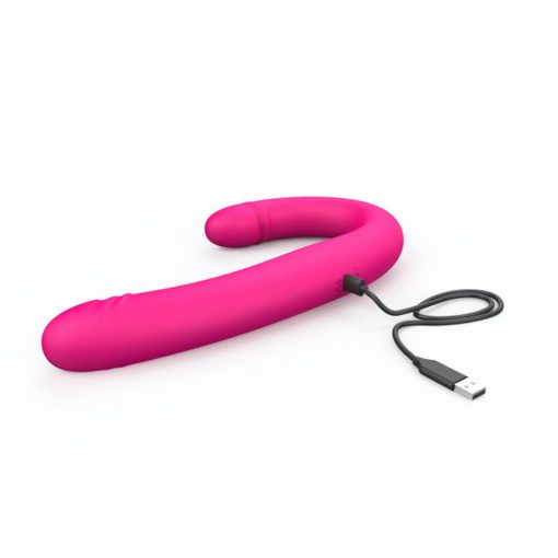 Dorcel Orgasmic Double Do Rechargeable Thrusting & Vibrating Double Dildo Pink - Image 6
