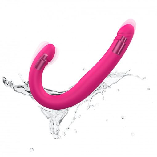 Dorcel Orgasmic Double Do Rechargeable Thrusting & Vibrating Double Dildo Pink - Image 8