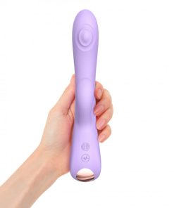 Love To Love Bunny & Clyde Rechargeable Tapping Rabbit Silicone Vibrator Viva Mauve