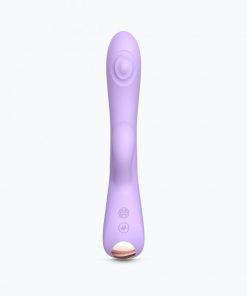 Love To Love Bunny & Clyde Rechargeable Tapping Rabbit Silicone Vibrator Viva Mauve