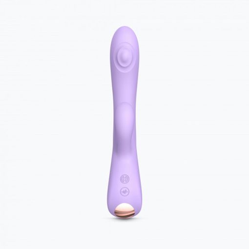 Love To Love Bunny & Clyde Rechargeable Tapping Rabbit Silicone Vibrator Viva Mauve - Image 7