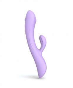 Love To Love Bunny & Clyde Rechargeable Tapping Rabbit Silicone Vibrator Viva Mauve