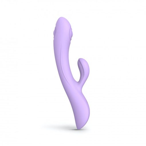 Love To Love Bunny & Clyde Rechargeable Tapping Rabbit Silicone Vibrator Viva Mauve - Image 8