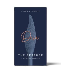 Deia The Feather Vibrating Tickler Silicone Blue