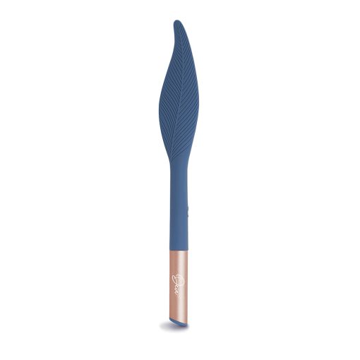 Deia The Feather Vibrating Tickler Silicone Blue - Image 3