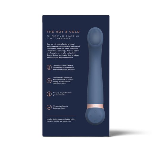 Deia The Hot & Cold Temperature-Changing G-Spot Massager Silicone Blue - Image 2