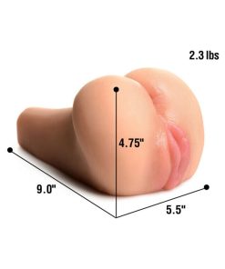 Curve Toys Mistress Juicy Maddie Dual Entry Doggy Style Masturbator Light