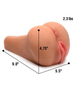 Curve Toys Mistress Juicy Tia Dual Entry Doggy Style Masturbator Medium