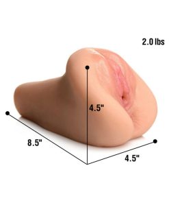 Curve Toys Mistress Juicy Emily Dual Entry Missionary Masturbator Light