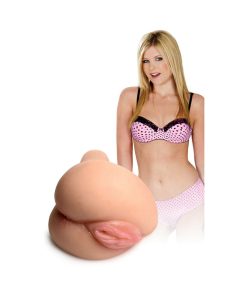 Curve Toys Mistress Juicy Taylor Dual Entry Sidesaddle Masturbator Light