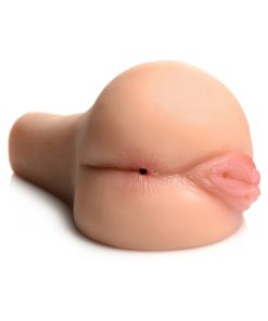 Curve Toys Mistress Juicy Taylor Dual Entry Sidesaddle Masturbator Light