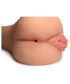 Curve Toys Mistress Juicy Taylor Dual Entry Sidesaddle Masturbator Light
